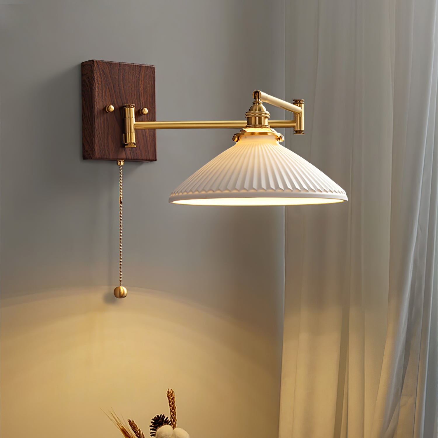Keramische geometrie wandlamp HL499