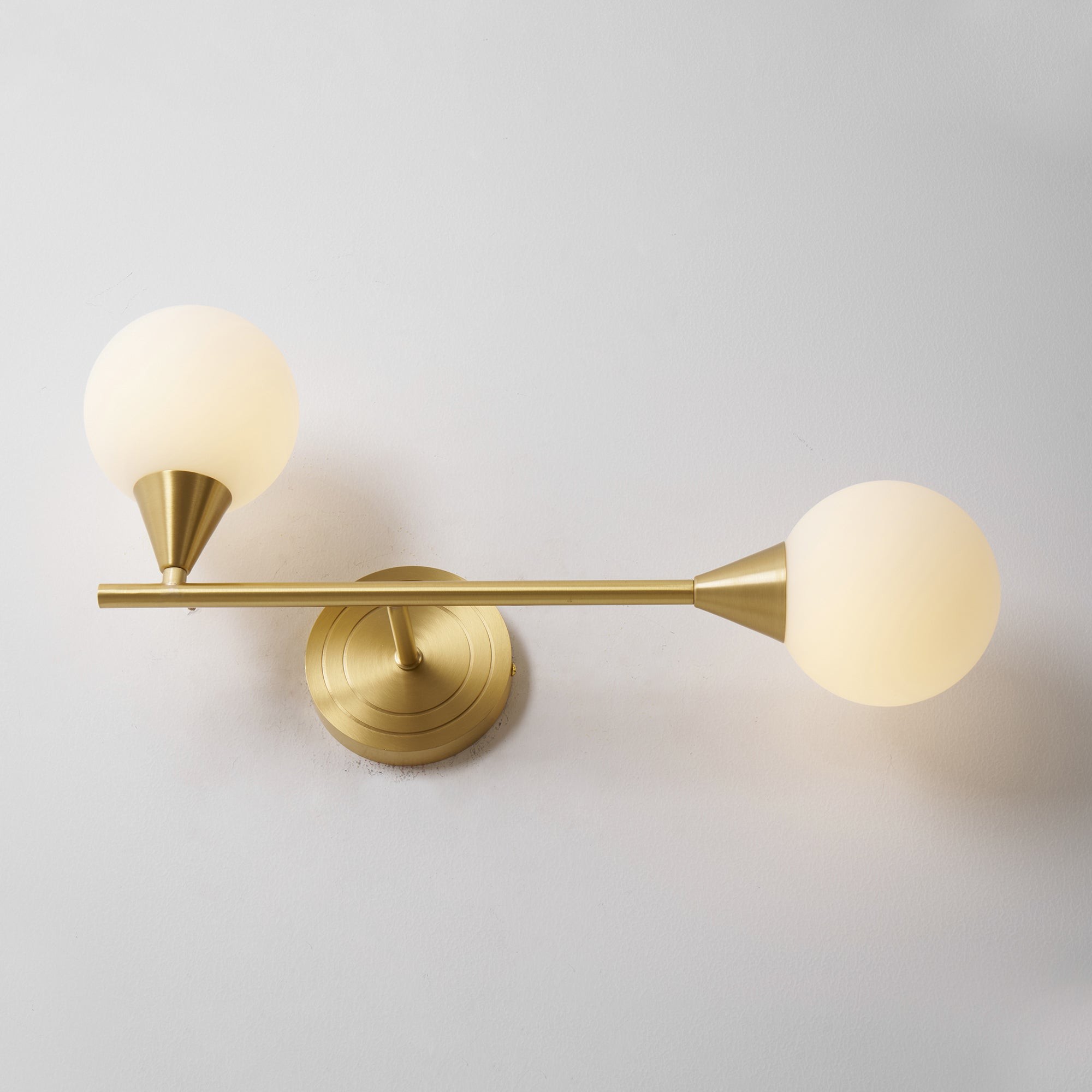 Holten messing wandlamp met arm HL2962
