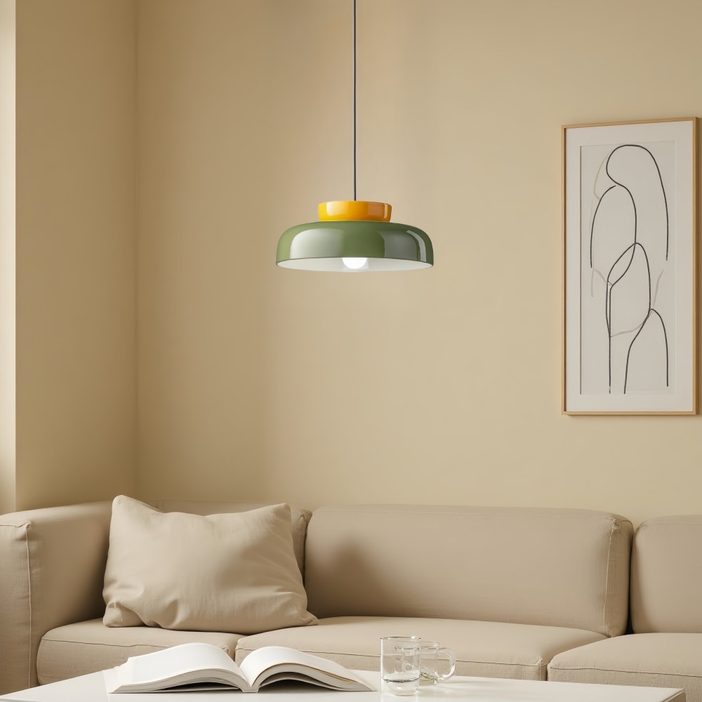 Macri Bauhaus hanglamp - middeleeuwse schijflamp voor keuken HL1327