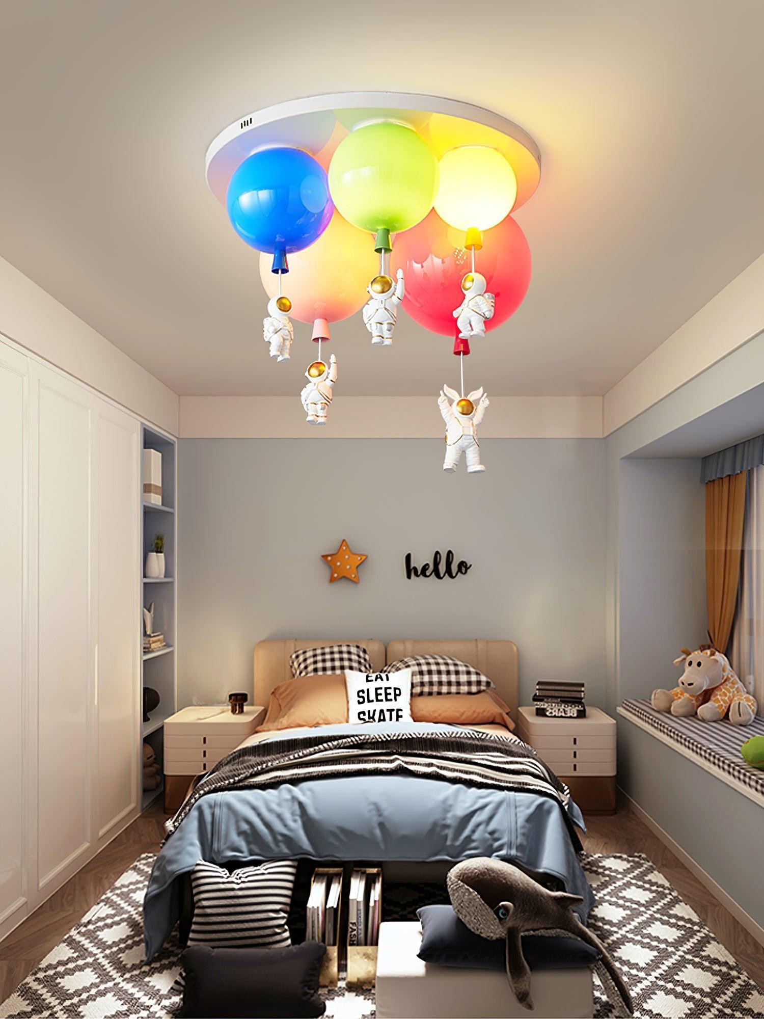 Astronaut Glanzende Ballon Plafondlamp HL361