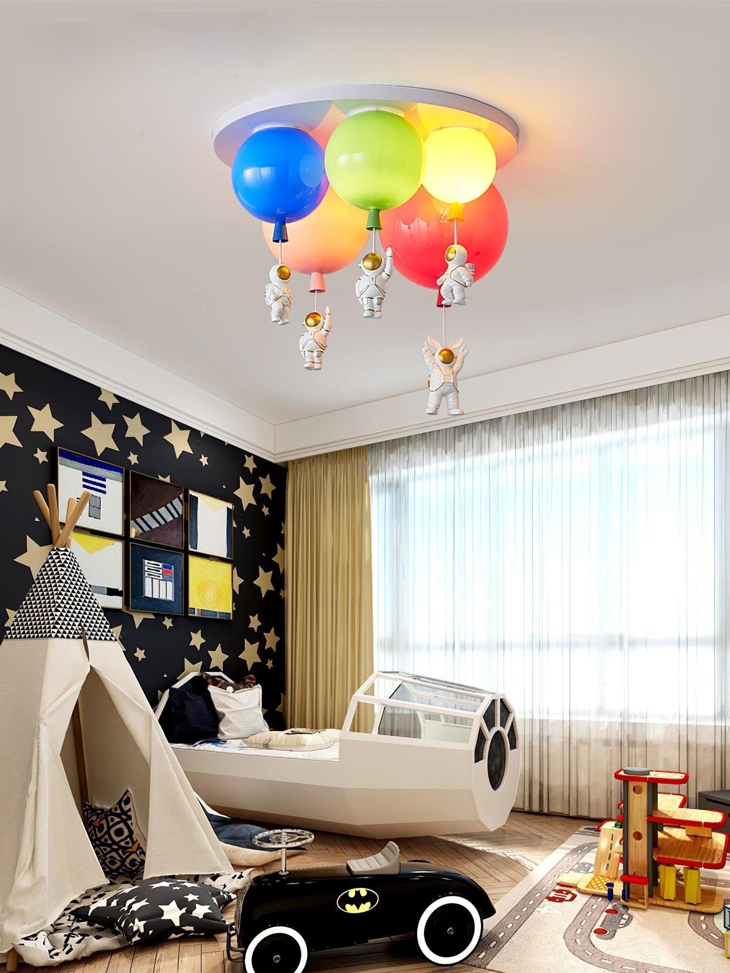 Astronaut Glanzende Ballon Plafondlamp HL361