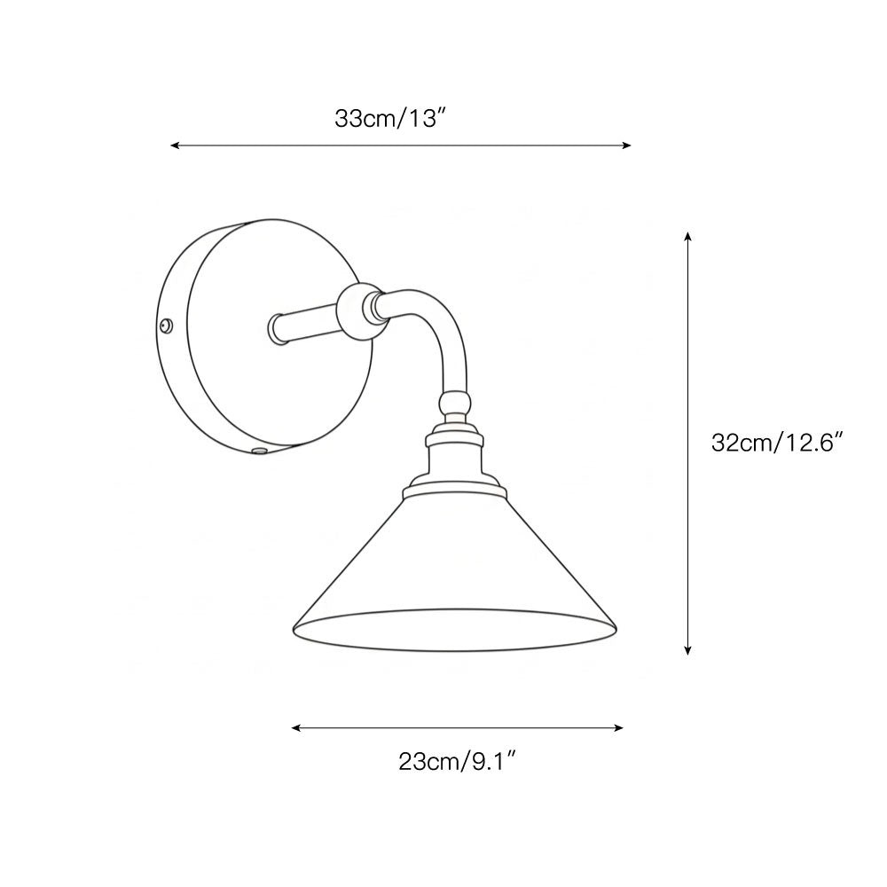 Thetford wandlamp HL3283