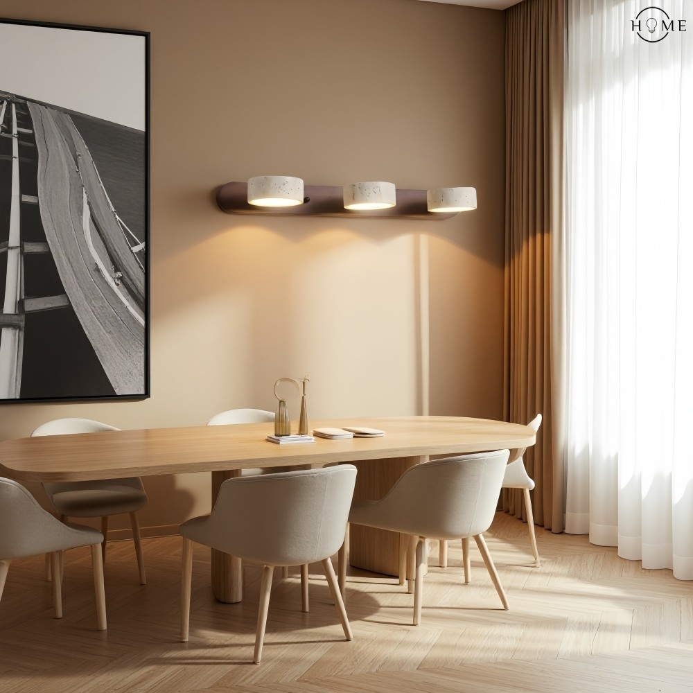 Travertijn Houten Wandlamp - Draaibare LED-Badkamerverlichting HL1052