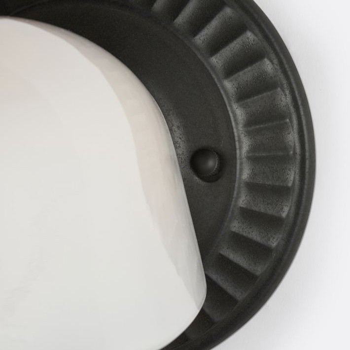 Fiesta wandlamp met ribbels - Art Deco-geïnspireerd ontwerp voor de badkamer HL2001