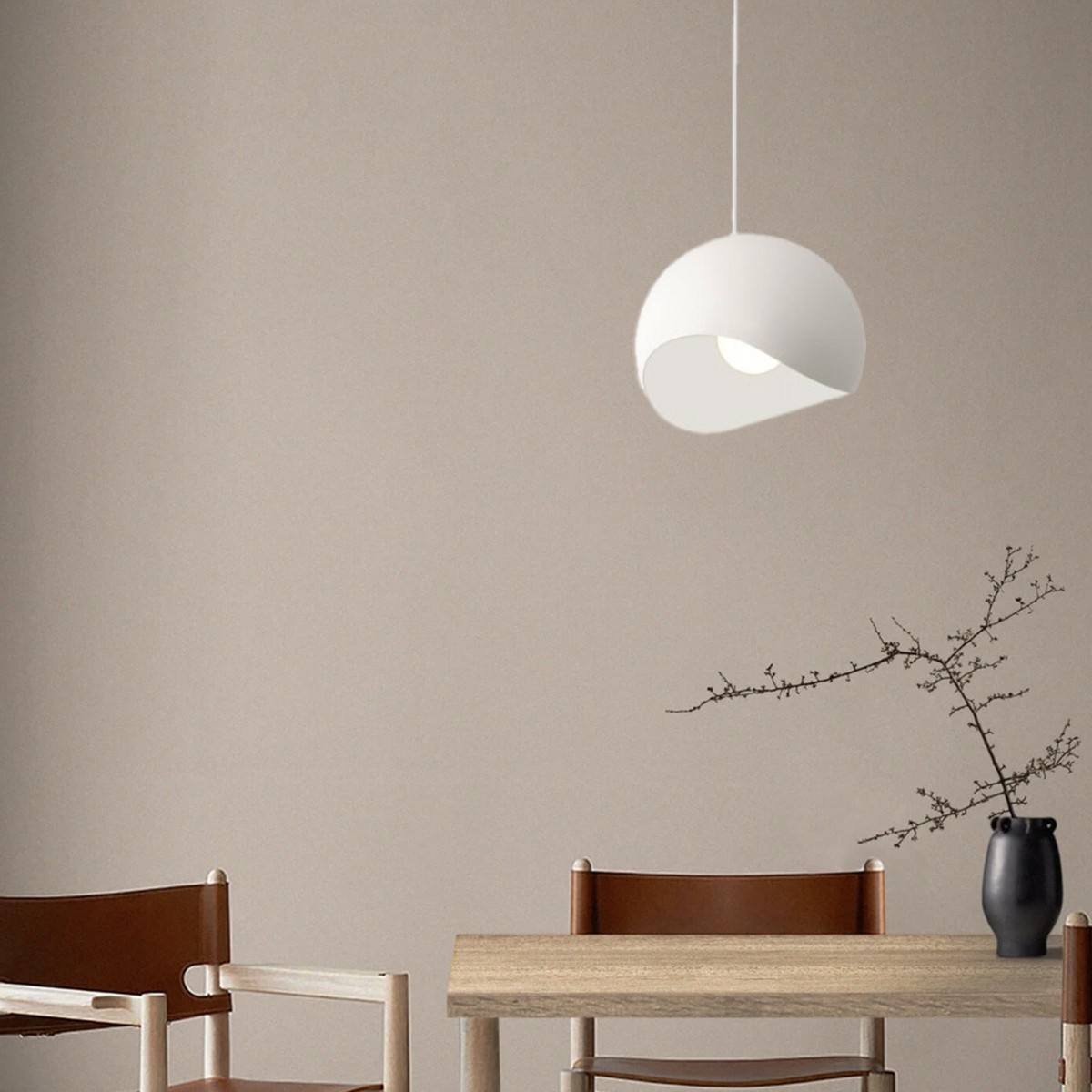 Nordic Semi Eierschaal Metalen Hanglamp HL32