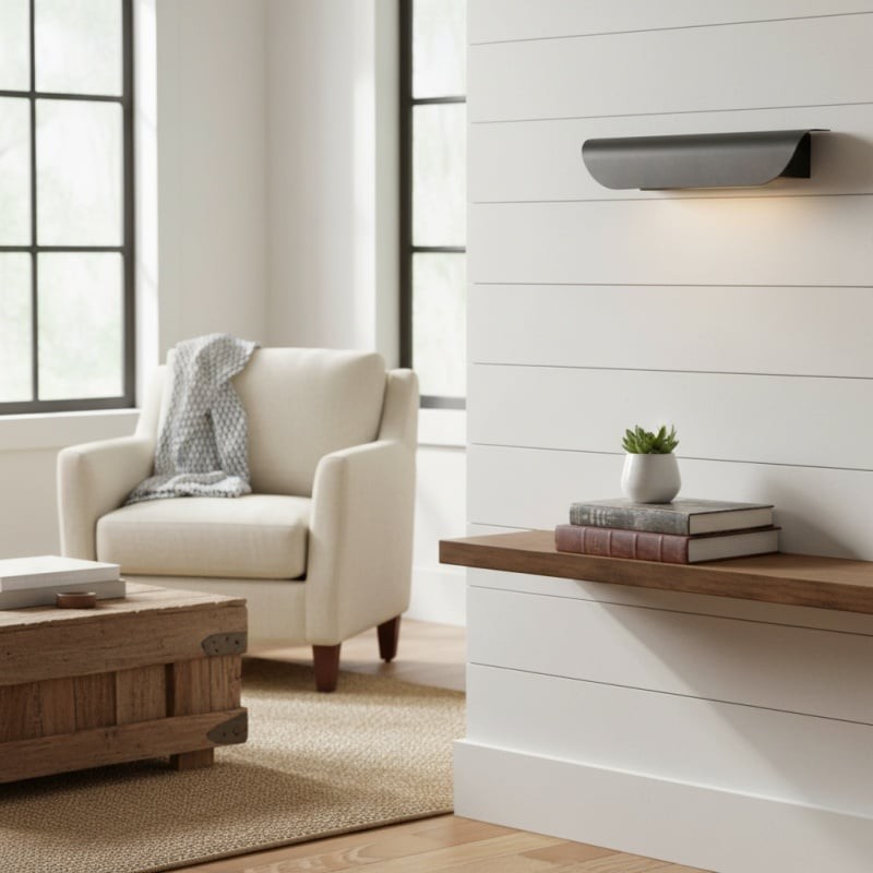 Hidra Moderne Metalen Wandlamp - Minimalistische Downlight Wandlamp voor Moderne Woningen HL1923