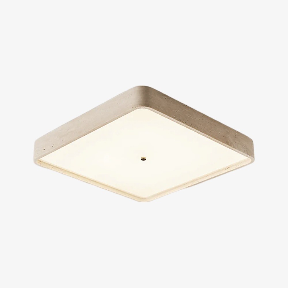 Zenthoris Travertin Plafondlamp Minimalistisch Inbouwmodel - Moderne Sfeerverlichting voor Hal HL2460