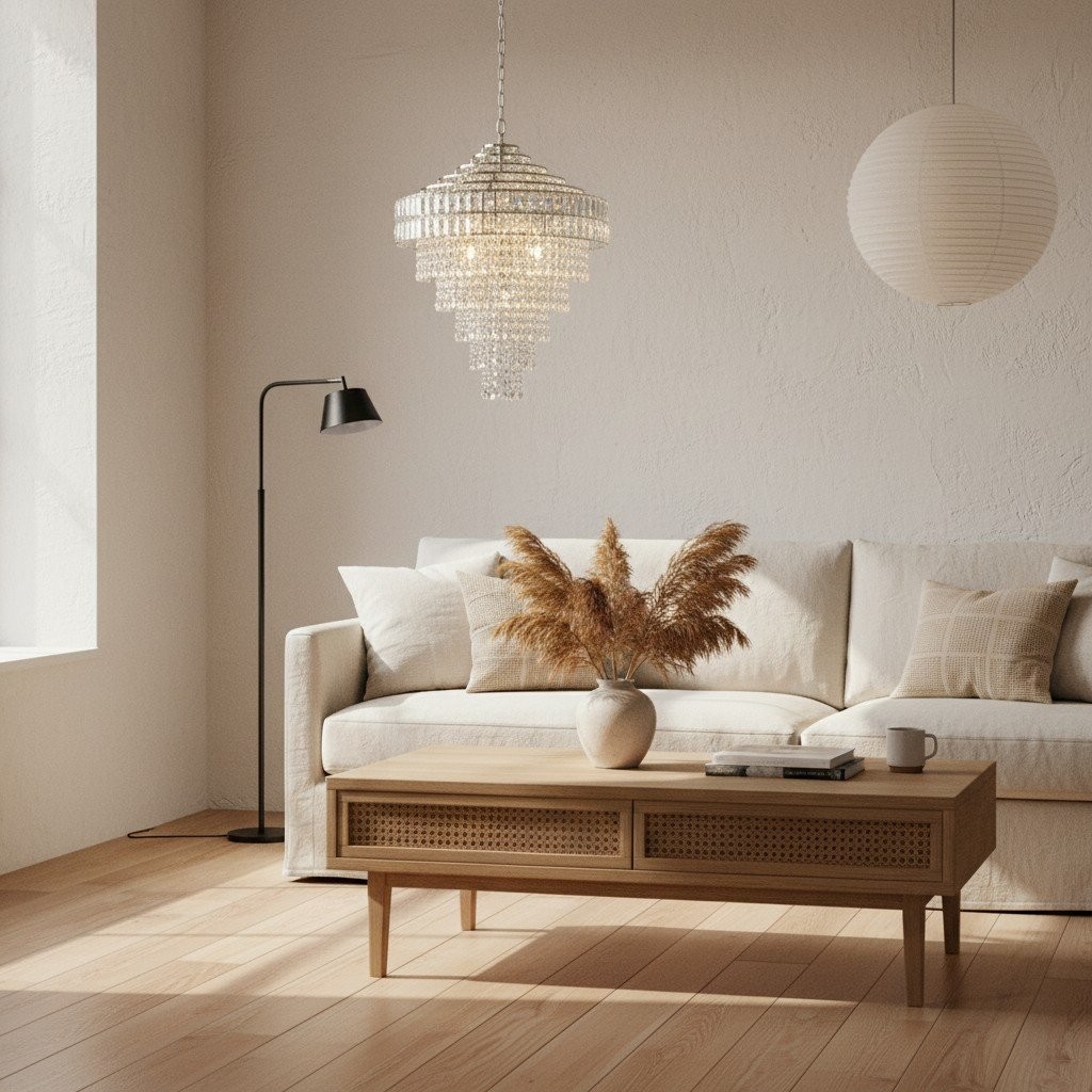 Virelis Style Luxe Kristallen Hanglamp - Sfeerverlichting voor Keukens & Horecaruimtes HL2144