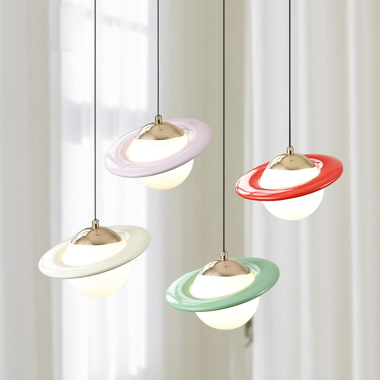 Romantische Saturnus Planeet Hanglamp voor Slaapkamer HL749