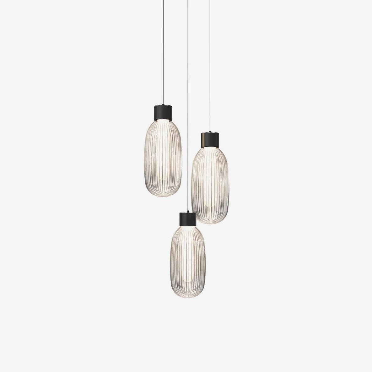 Nordic gestreepte lantaarn hanglamp HL521
