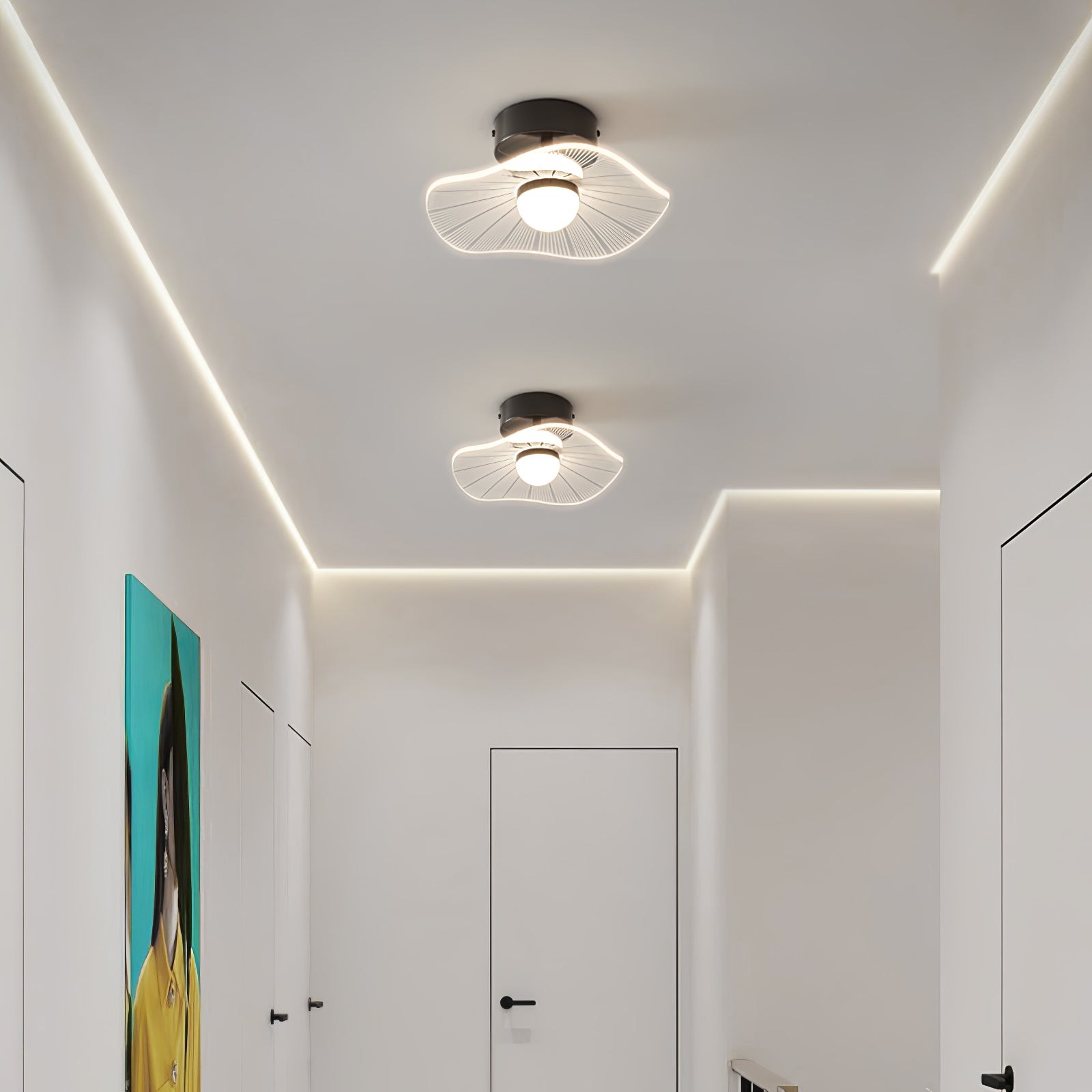 Acryl Lotusblad Plafondlamp HL1309