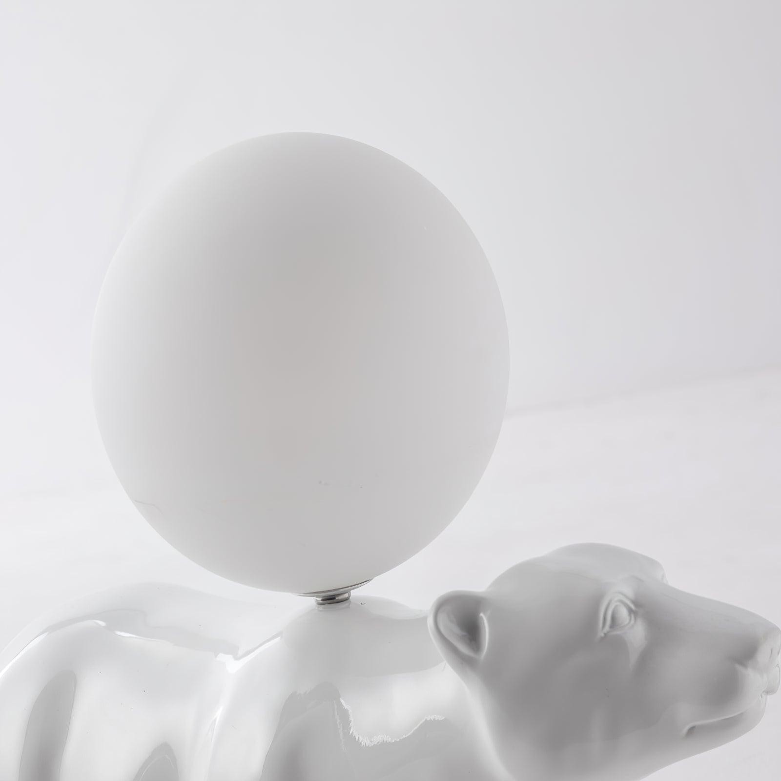 Creatieve witte tafellamp met dierenbeervorm HL124