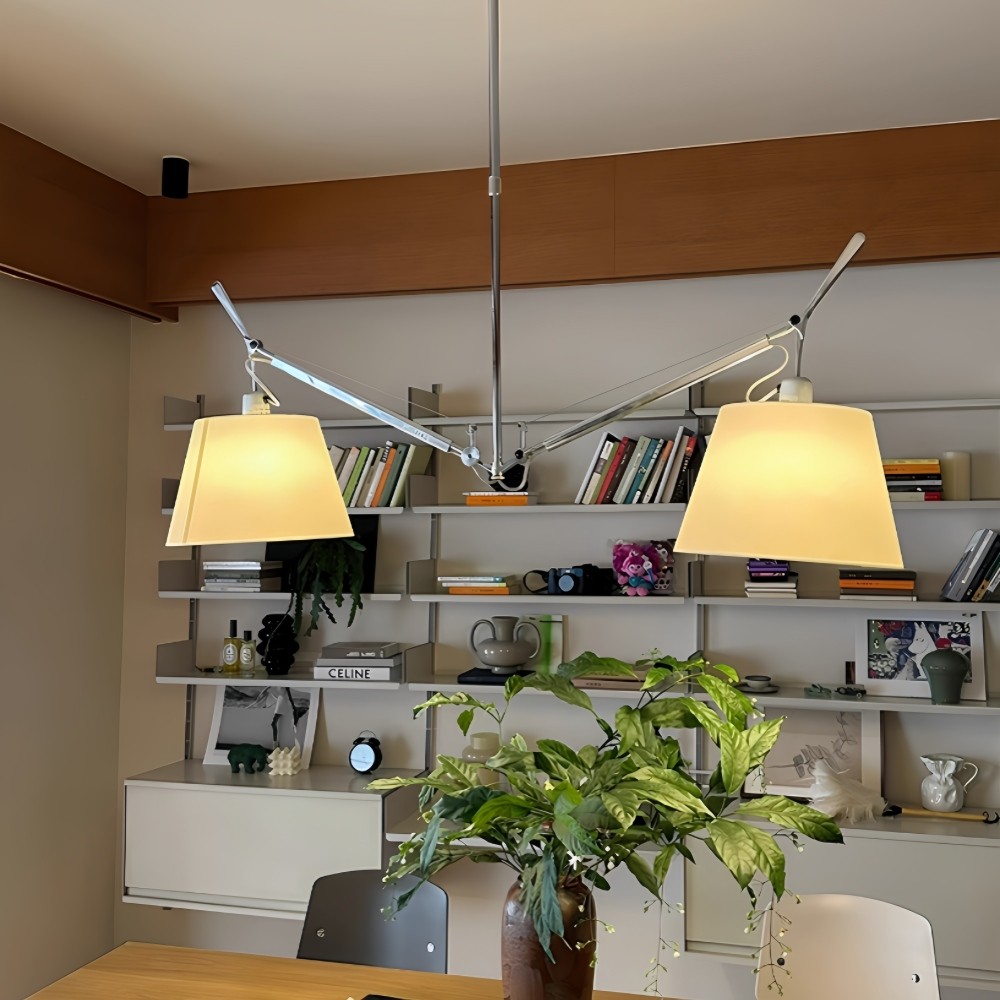 Plafondlamp Met Aluminium Zwenkarm - Moderne Industriële Lamp HL1061