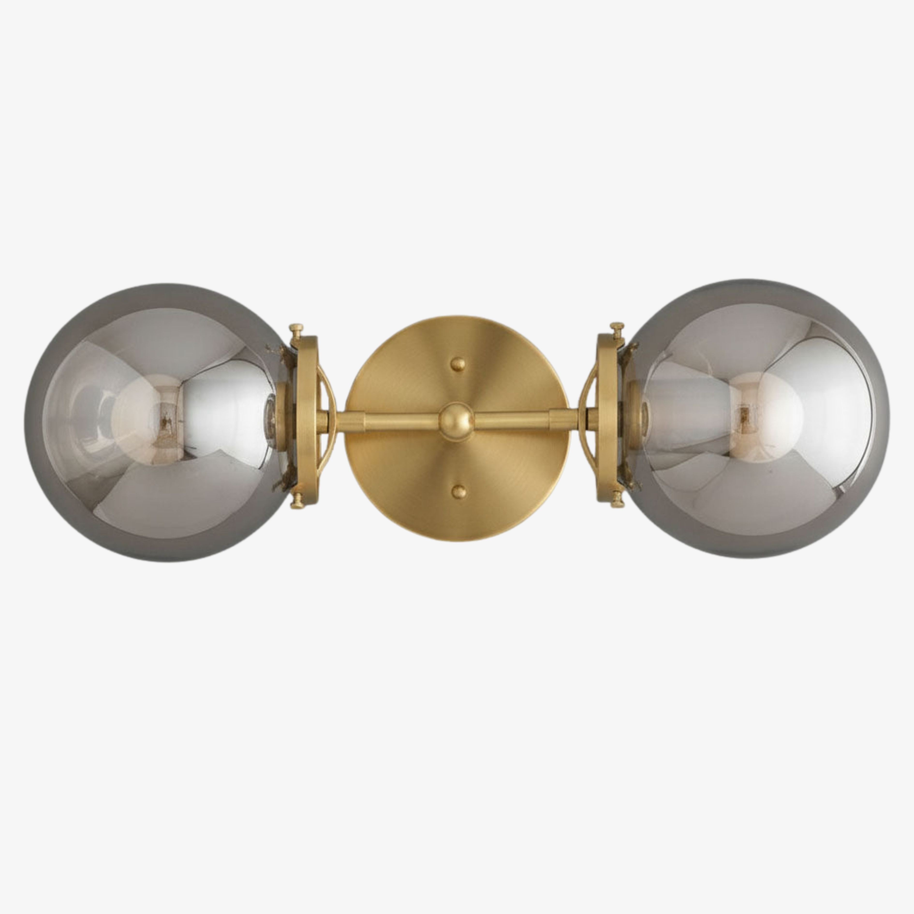Lumio Globe Dubbele Globe Badkamer Wandlamp - Rustieke Boerderij Badkamer Wandlamp HL1698