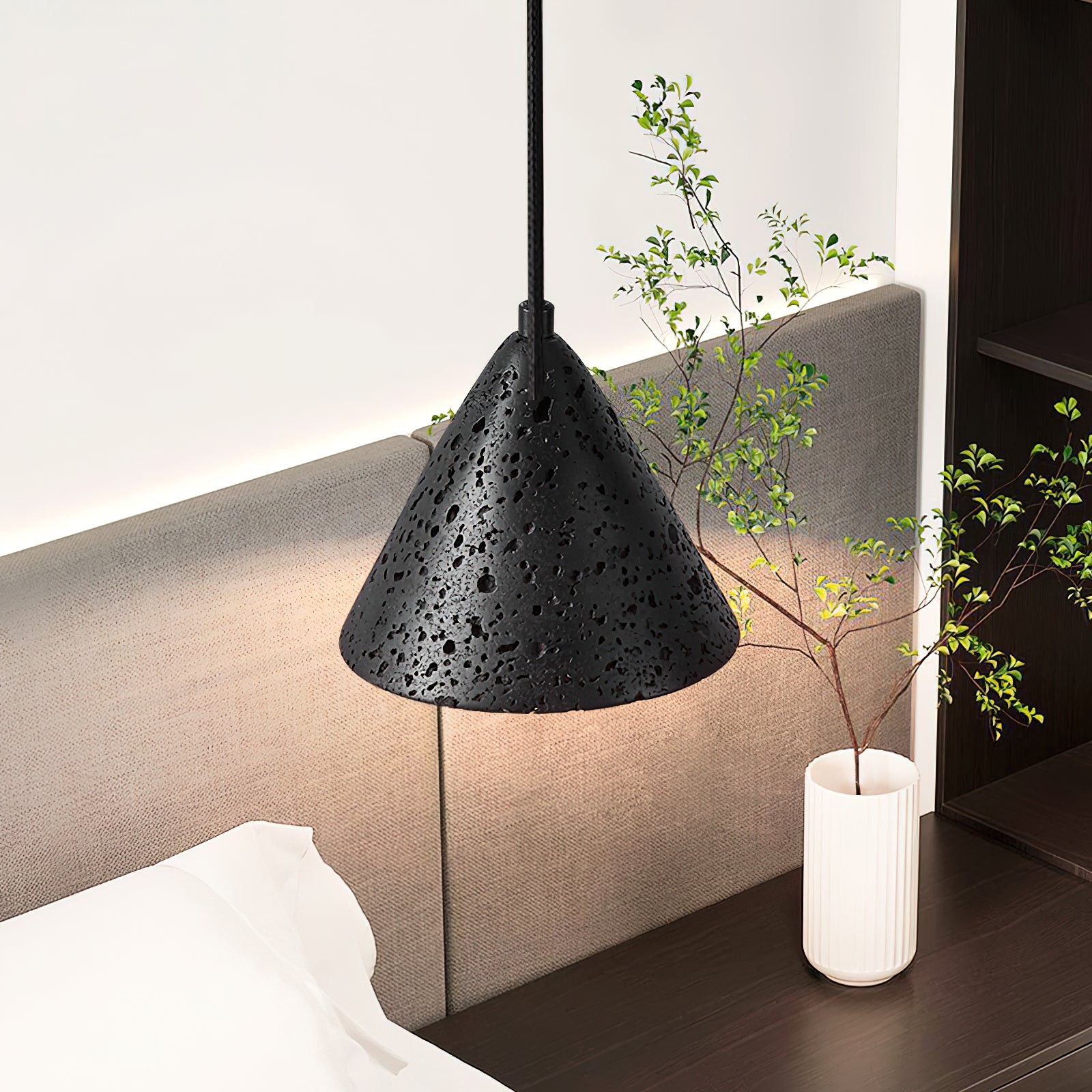 Wabi-Sabi Stijl Creatieve Travertijn Hanglamp HL899