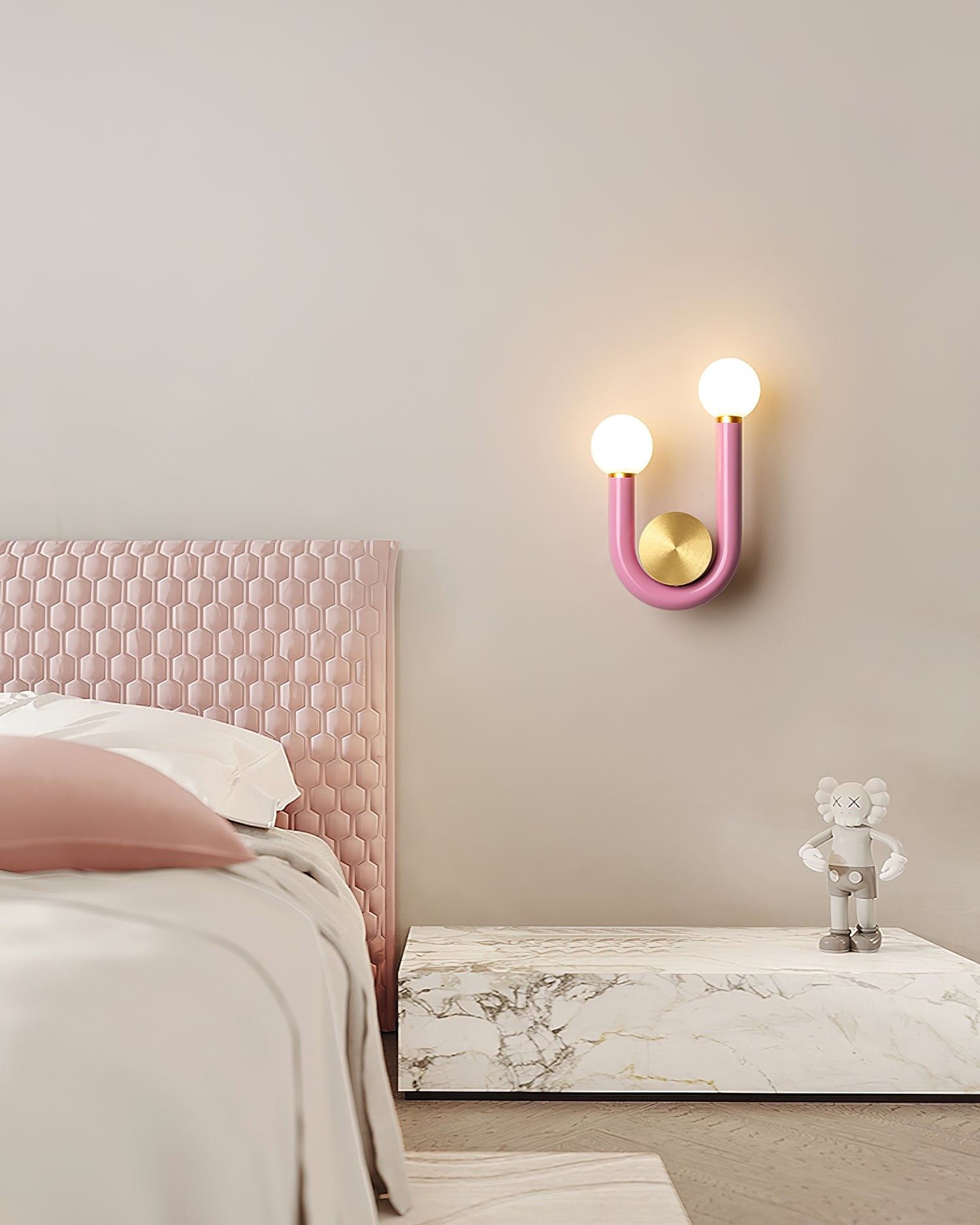 Creatieve U-vormige dubbele kop wandlamp HL894