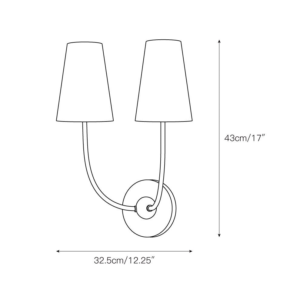 Shannon wandlamp HL3156