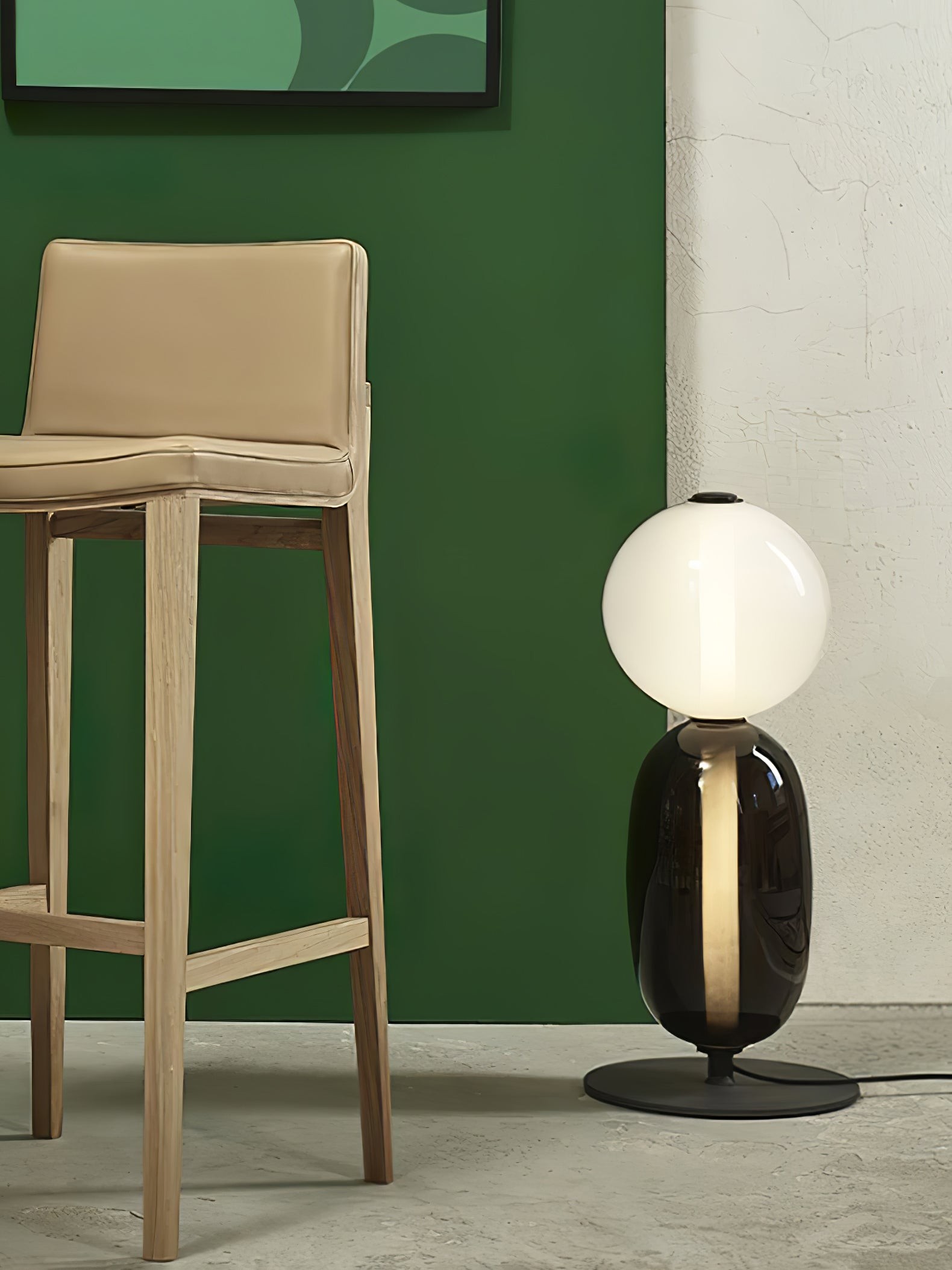 Nordic Minimalistische Creatieve Luxe Kalebas Glazen Tafellamp HL408