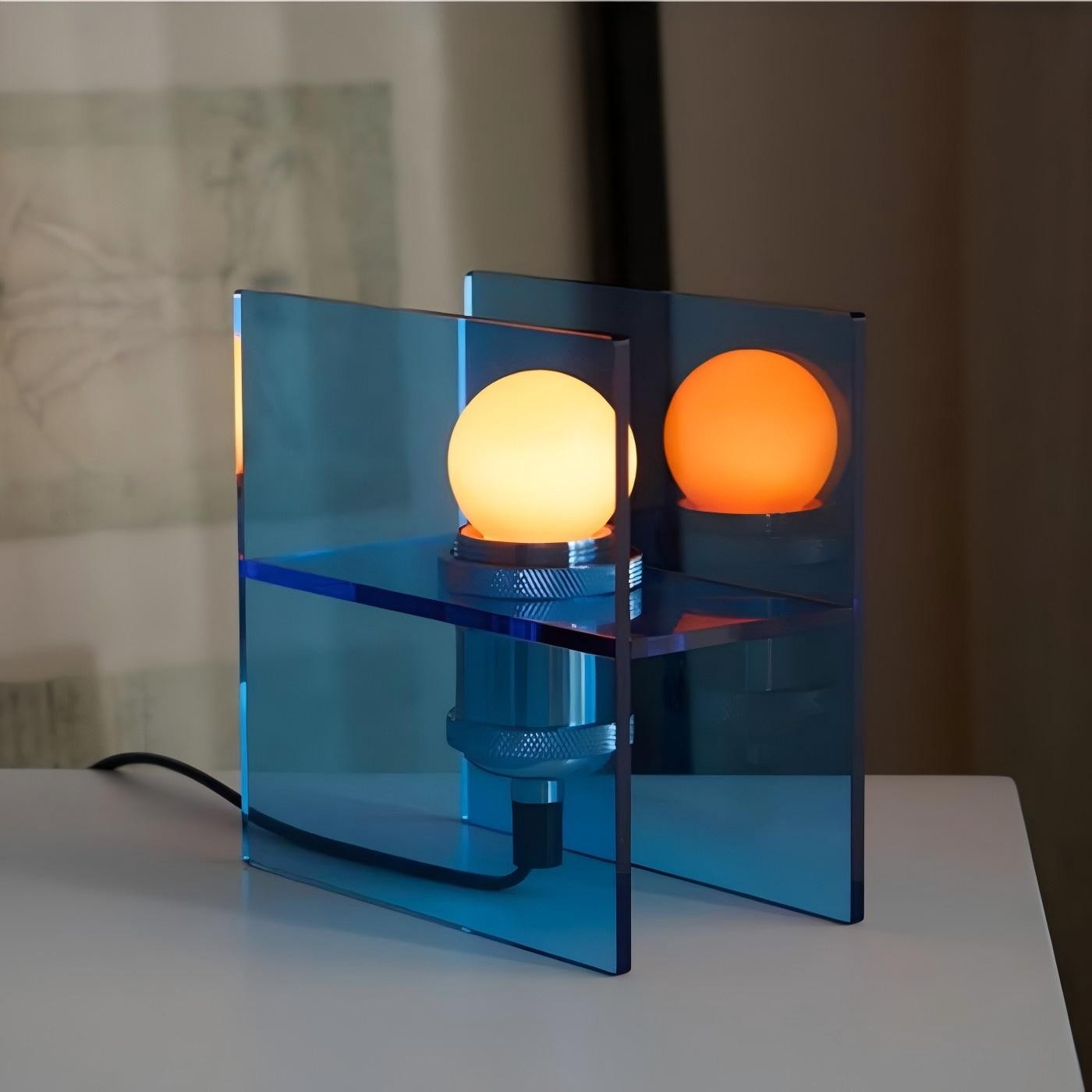 Ocean Horizon Cube Tafellamp - Acryl Nachtlamp HL1836