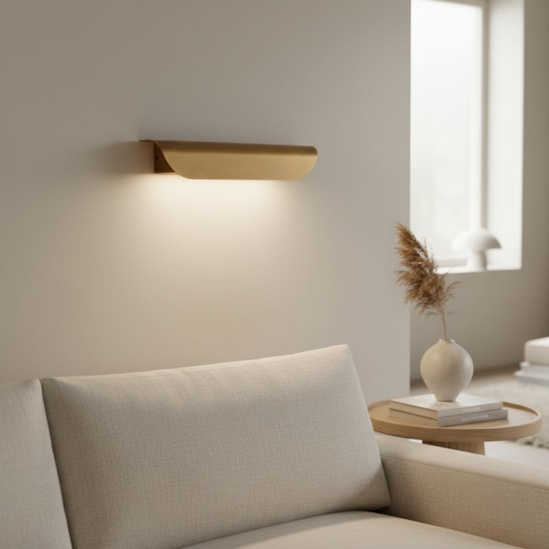 Hidra Moderne Metalen Wandlamp - Minimalistische Downlight Wandlamp voor Moderne Woningen HL1923