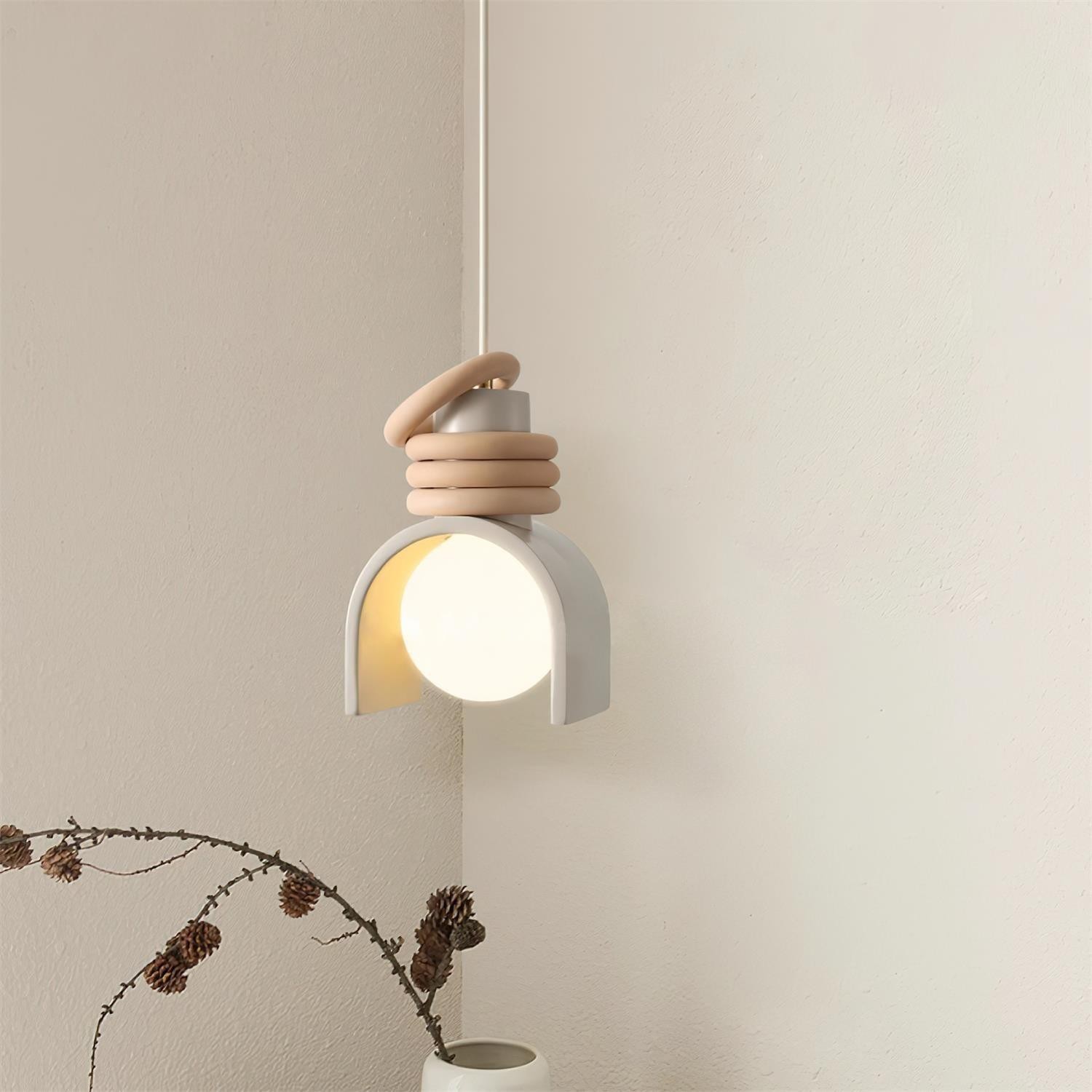 Moderne creatieve hars hanglamp HL898