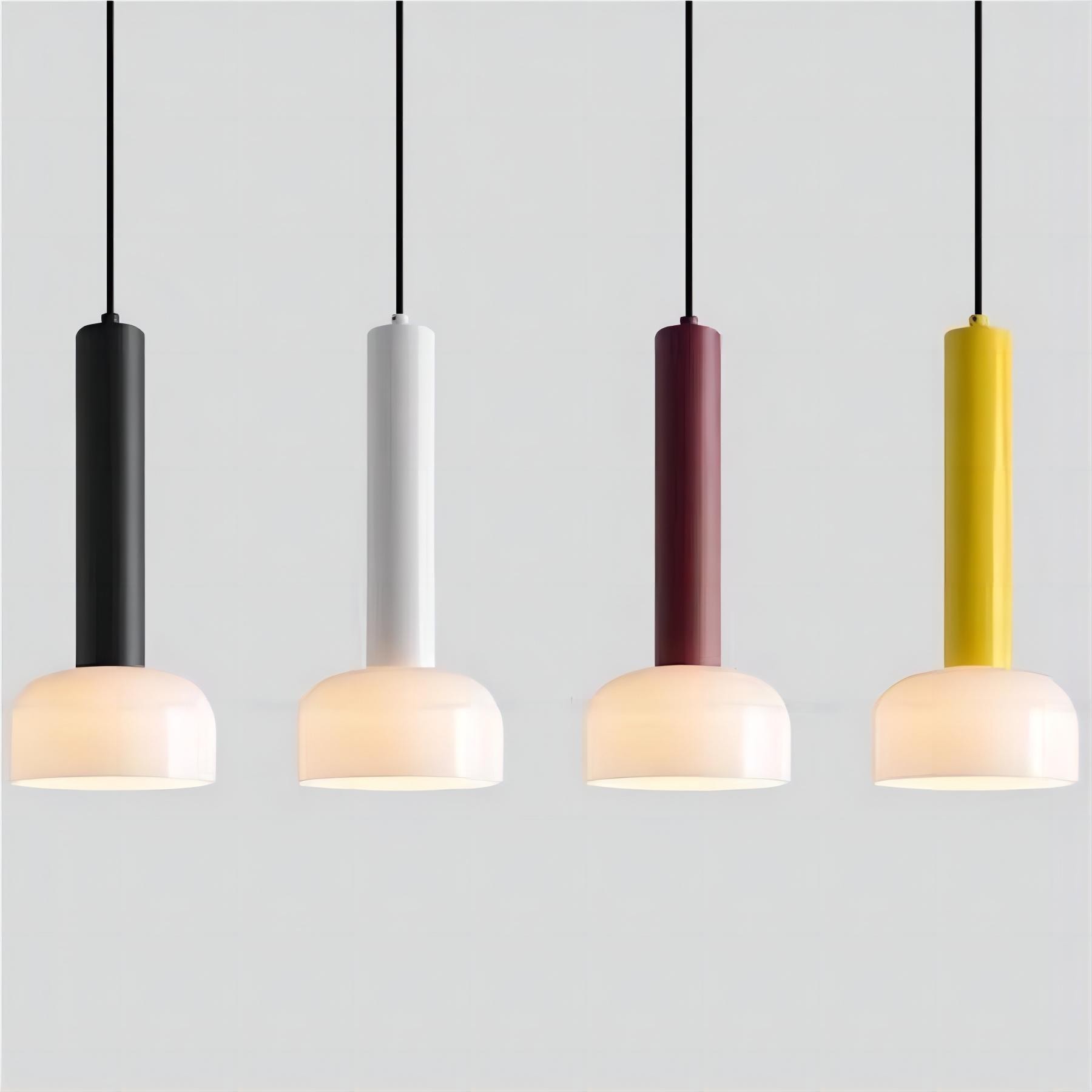 Eigentijdse Design Italiaanse Glazen Cilinder Hanglamp HL92