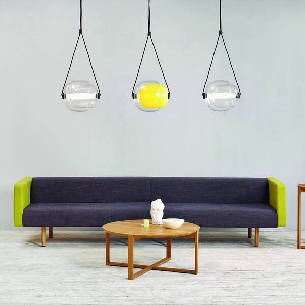 LED Capsula Hanglamp Gekleurd Glas