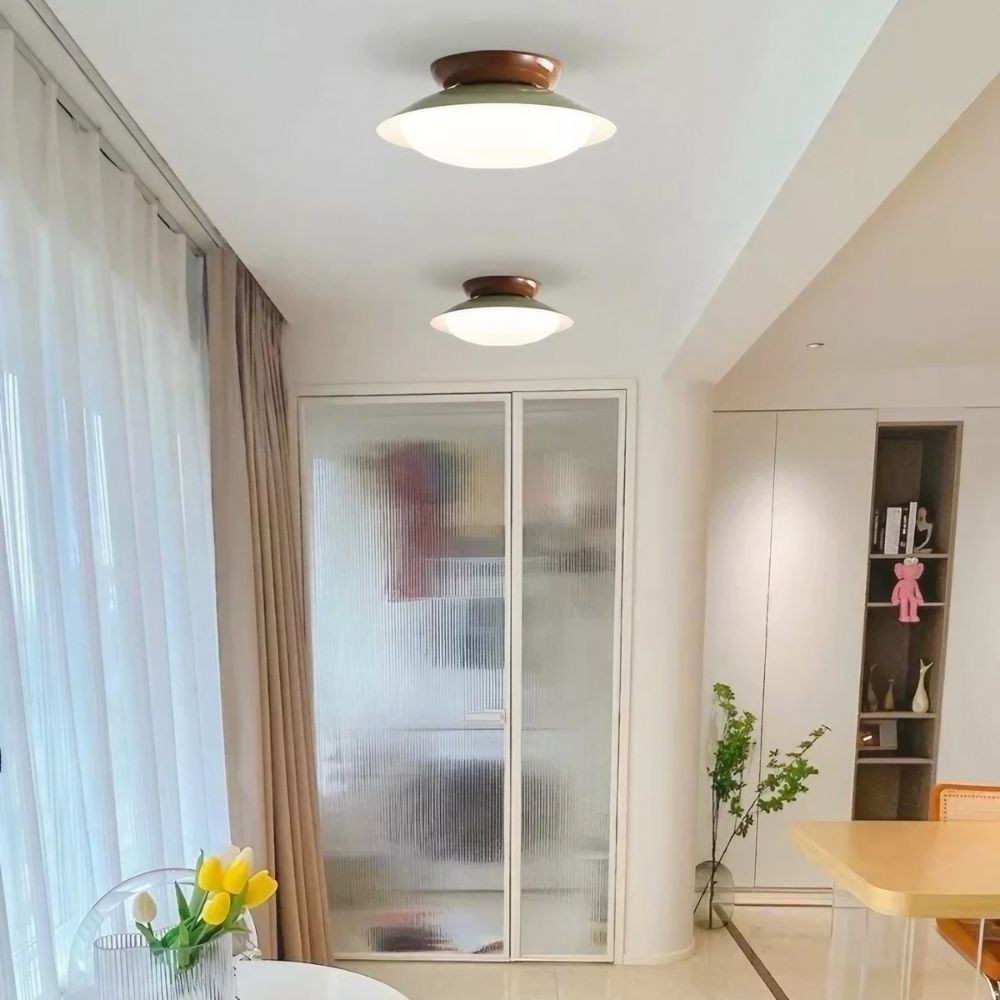 Crèmekleurige moderne plafondlamp HL632