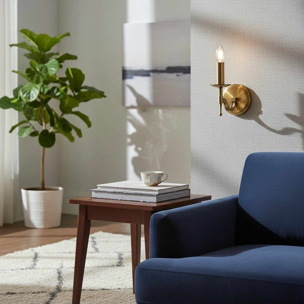 Tela Classic Wandlamp van Metaal - Elegante wandlamp, ideaal voor hal of woonkamer HL2022