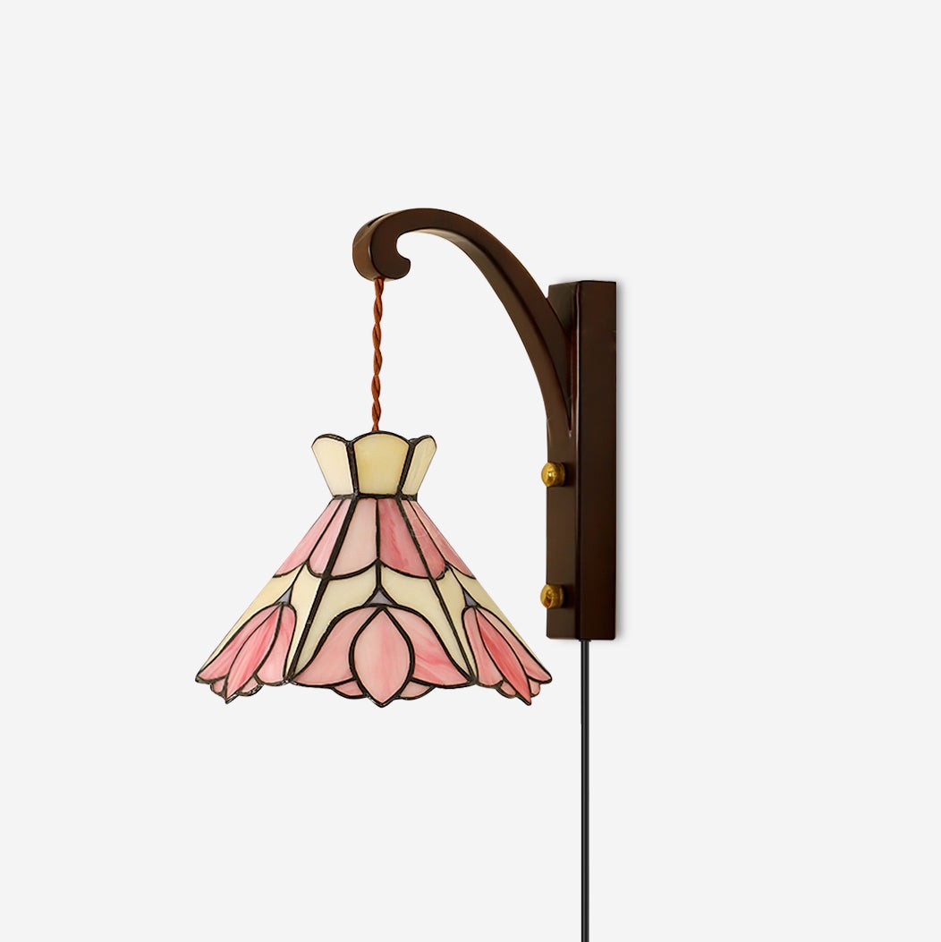 Serena Tiffany wandlamp met stekker HL2613