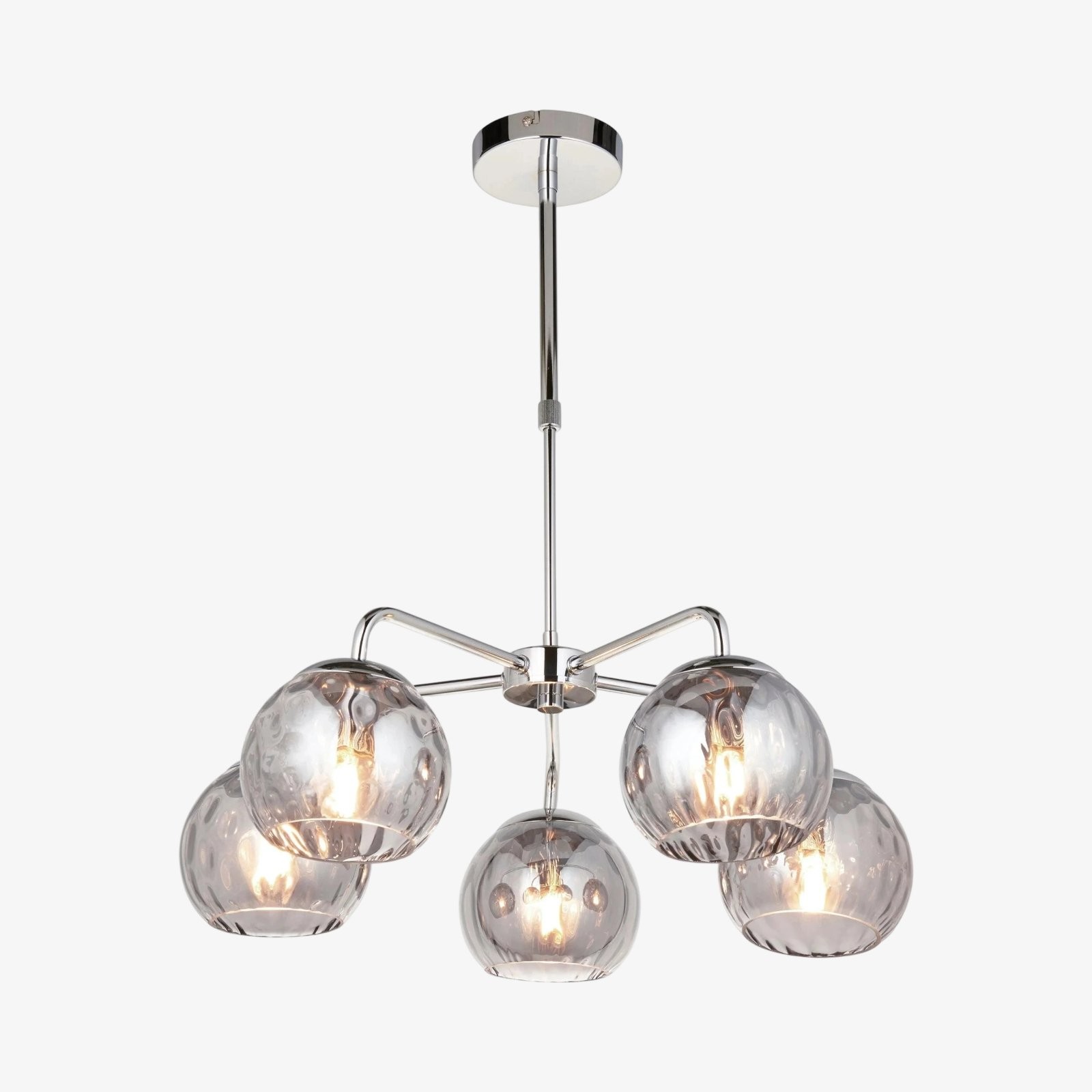 Tracian Glass Mid-Century Modern Globe Hanglamp voor de Eetkamer HL2041