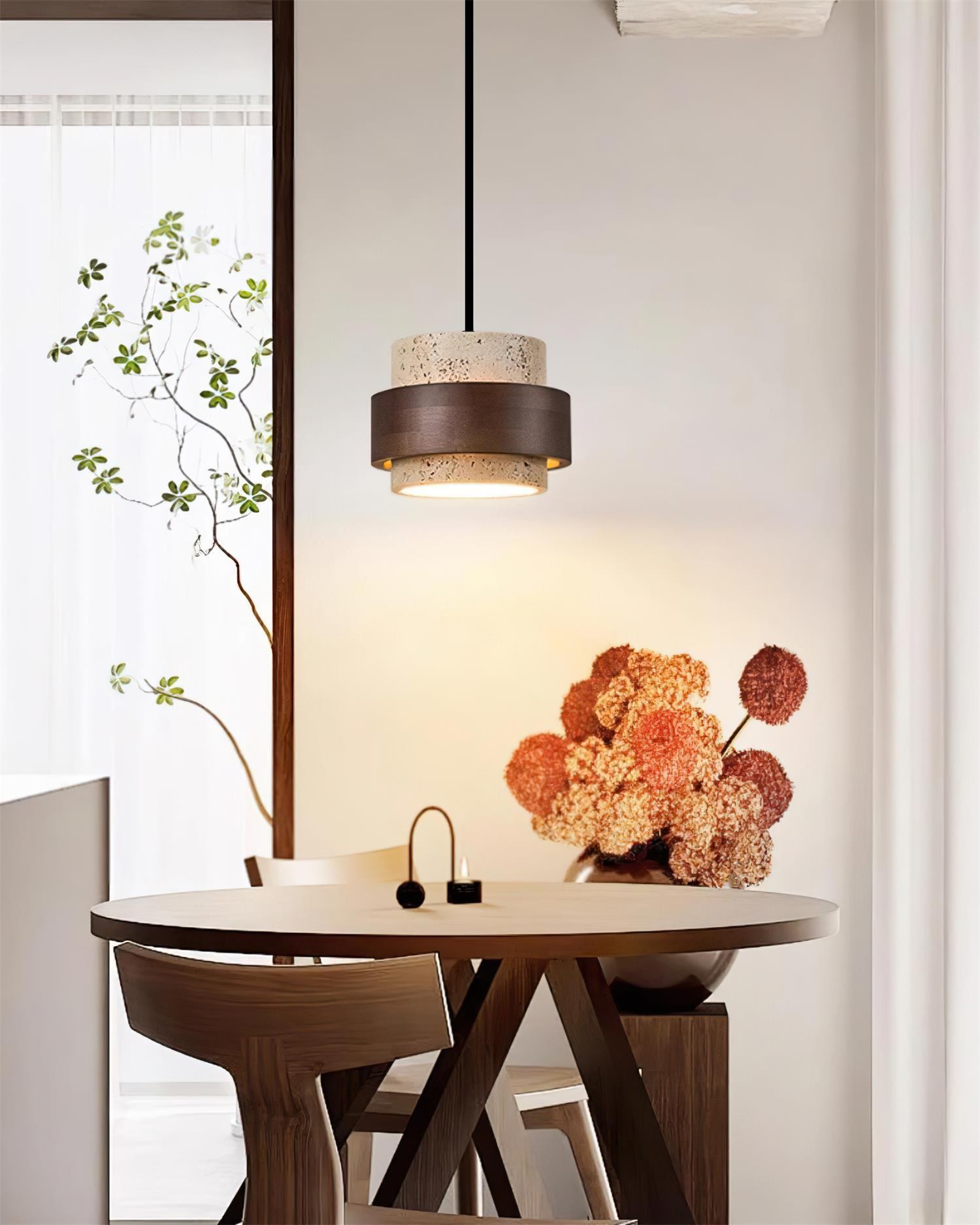 Cole Travertin Plug In Hanglamp HL2609