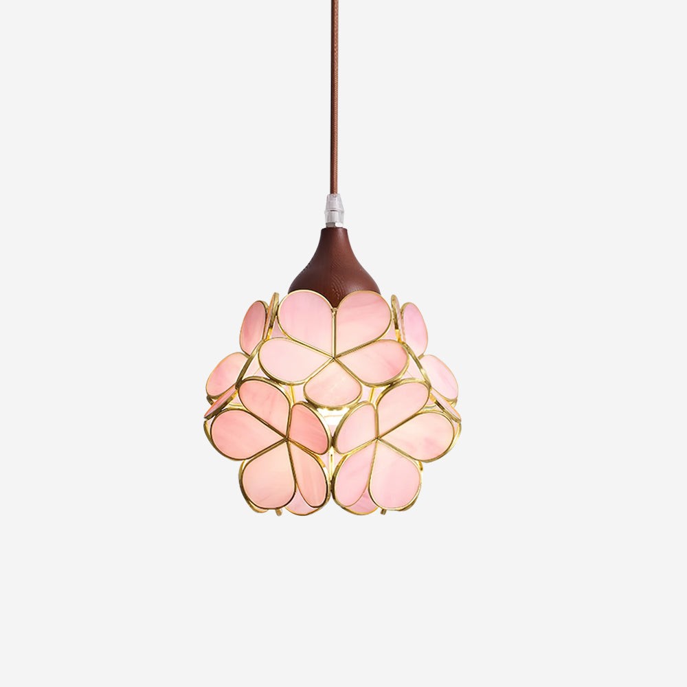 Franse creatieve pastorale stijl bloemen hanglamp HL595