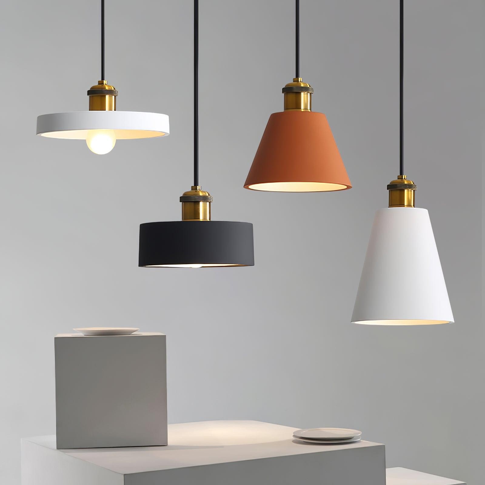 Moderne hars geometrische hanglamp HL787