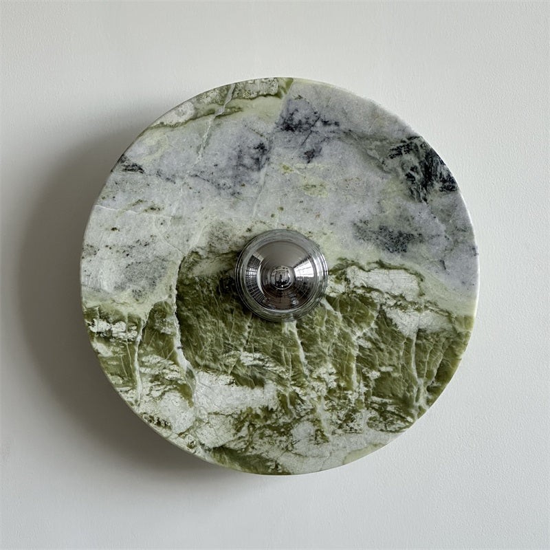 Groene Calacatta marmeren wandlamp HL3185