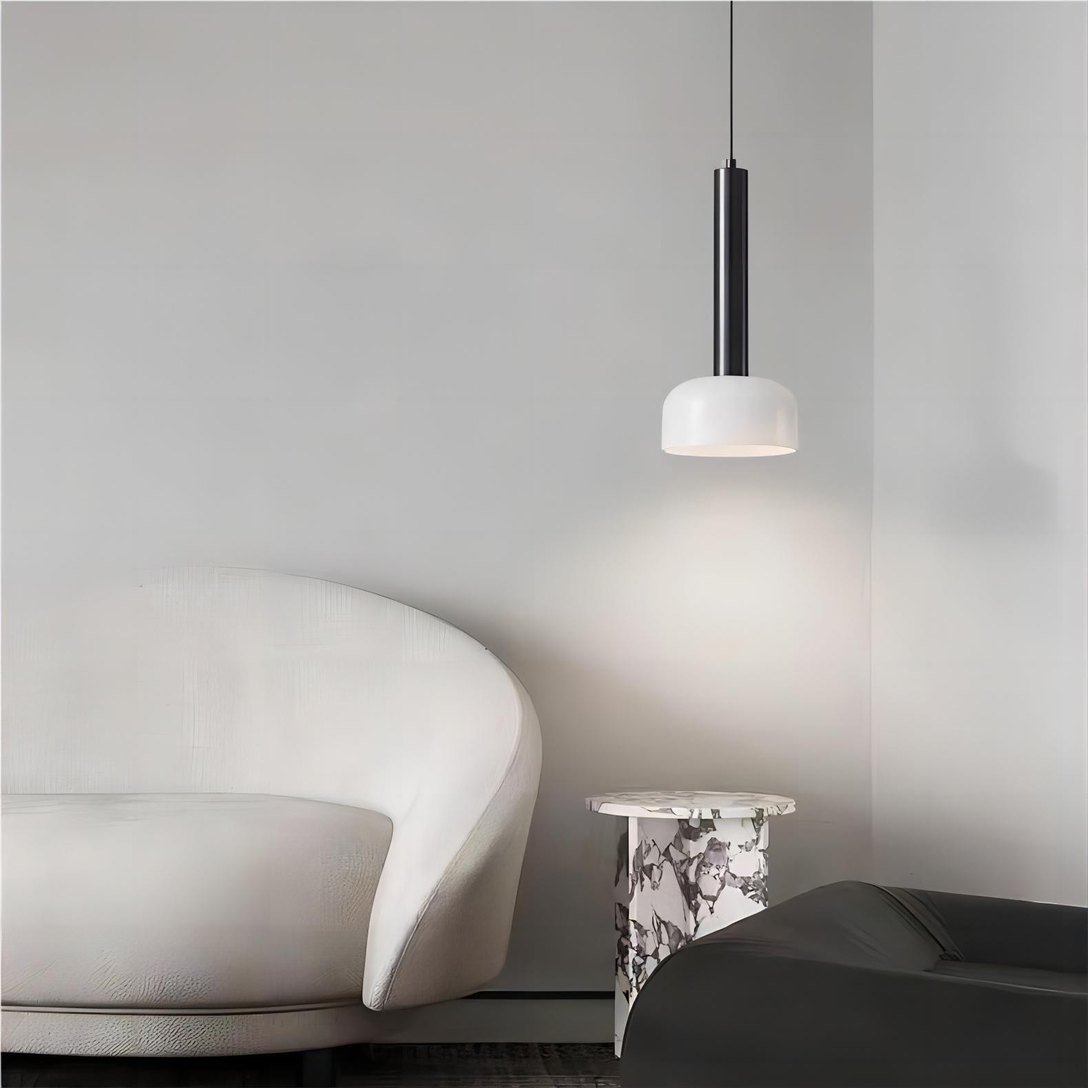 Eigentijdse Design Italiaanse Glazen Cilinder Hanglamp HL92