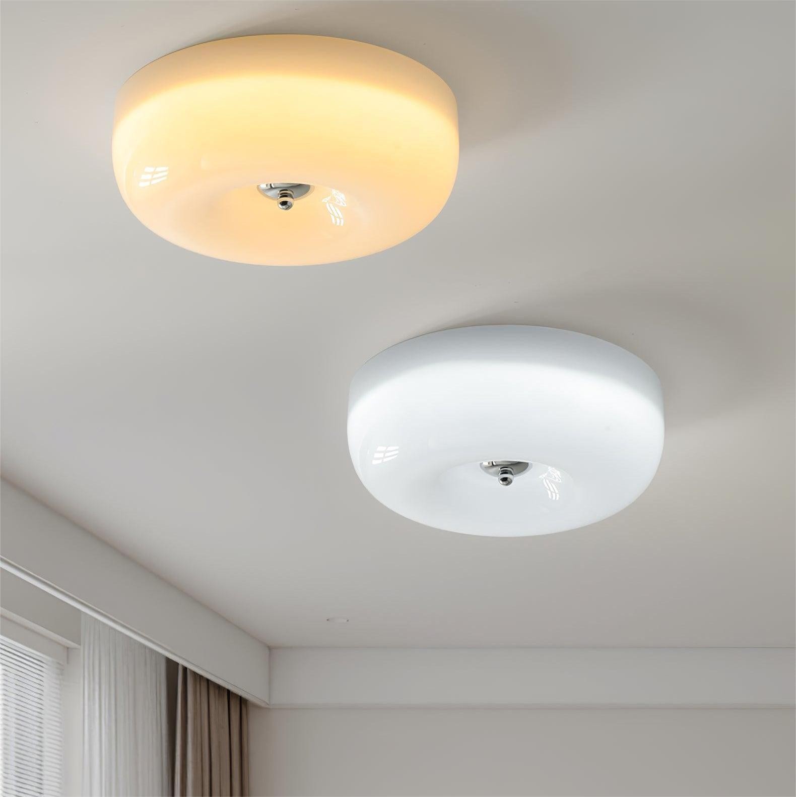 Art Deco Crème Pudding Plafondlamp HL203