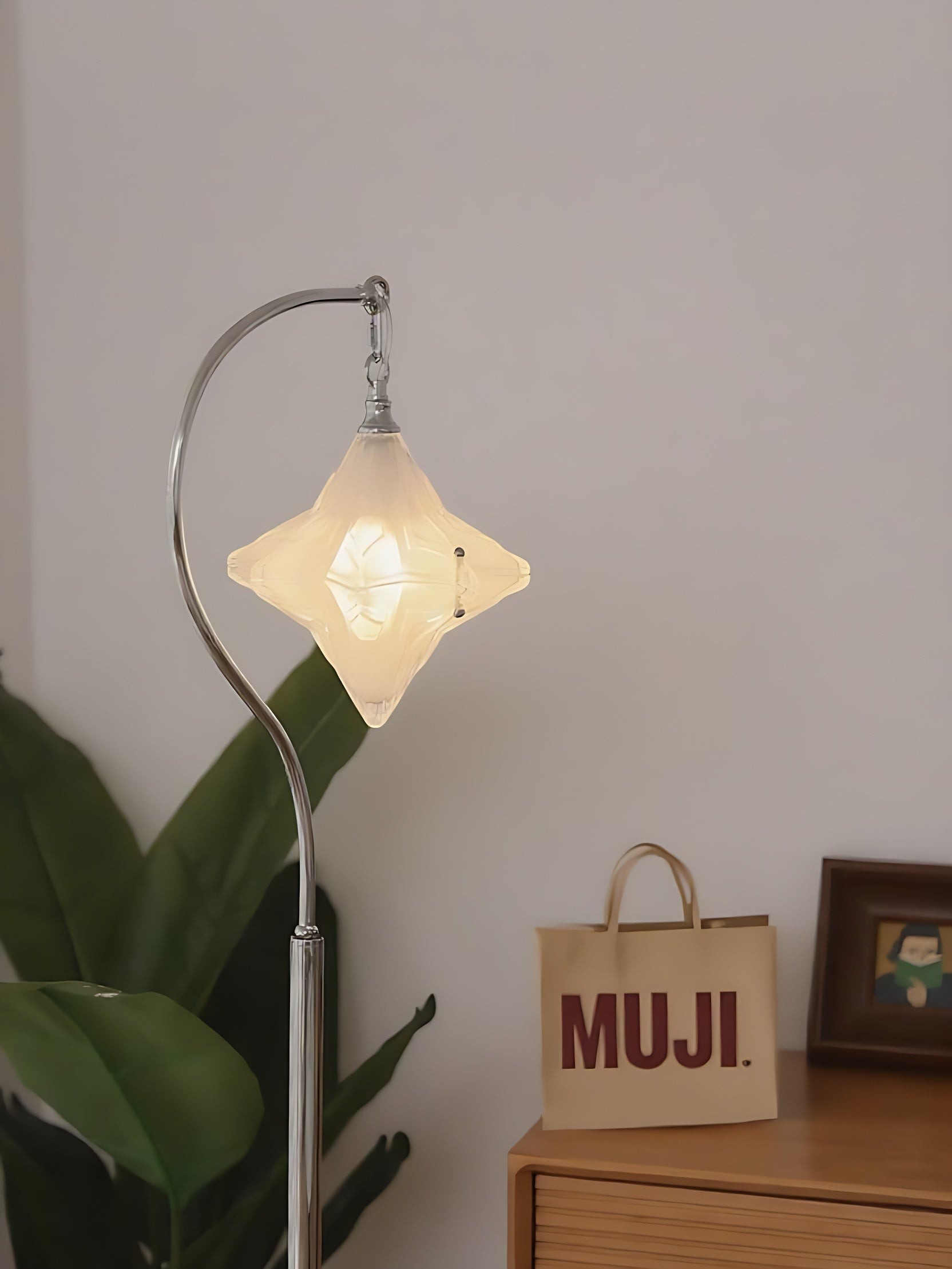 Art Deco Star vloerlamp - moderne staande lamp voor woonruimtes - Astris Orion HL1796