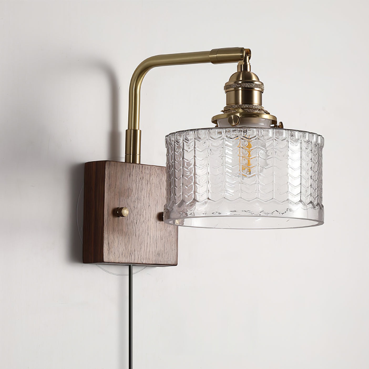 Vintage Plug In Wandlamp voor Slaapkamer HL507