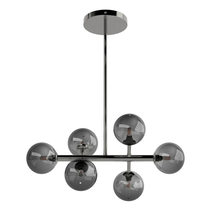 Moderne hanglamp met glazen bollen van metaal HL01