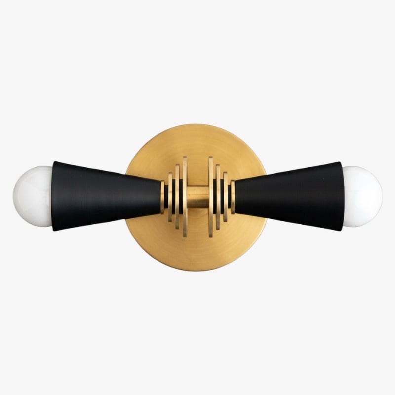 Pyralis Cone Art Deco Wandlamp - Multi-directionele wandlamp voor wastafel of muur HL1707