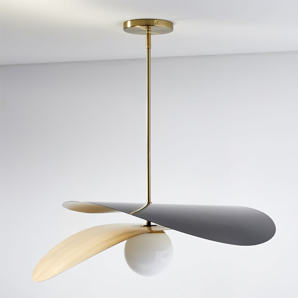 Nordic Simple Dubbellaags Bolvormige Glazen Kroonluchter HL655