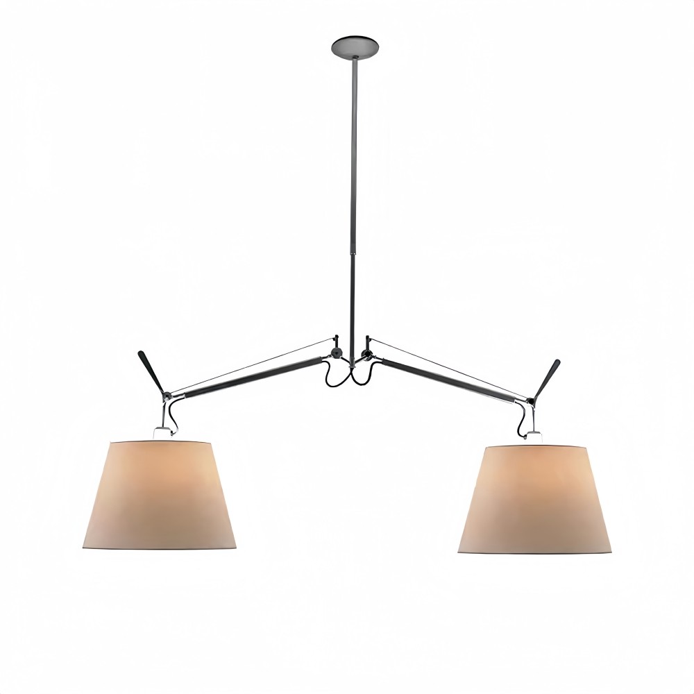 Plafondlamp Met Aluminium Zwenkarm - Moderne Industriële Lamp HL1061