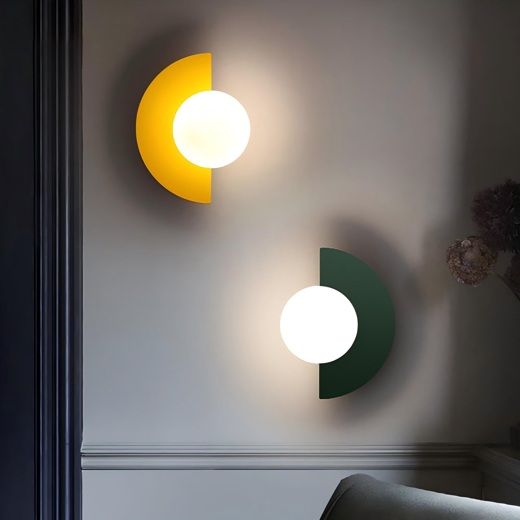 Macaron Kleurrijke Orb Wandlamp HL305