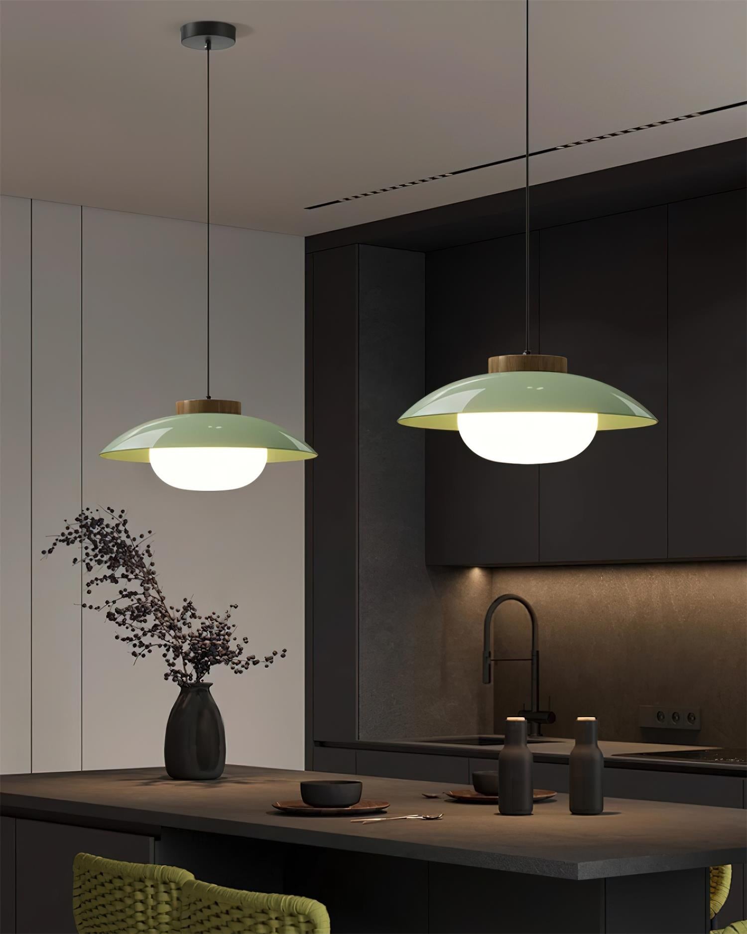 Moderne eetkamer glazen hanglamp HL739