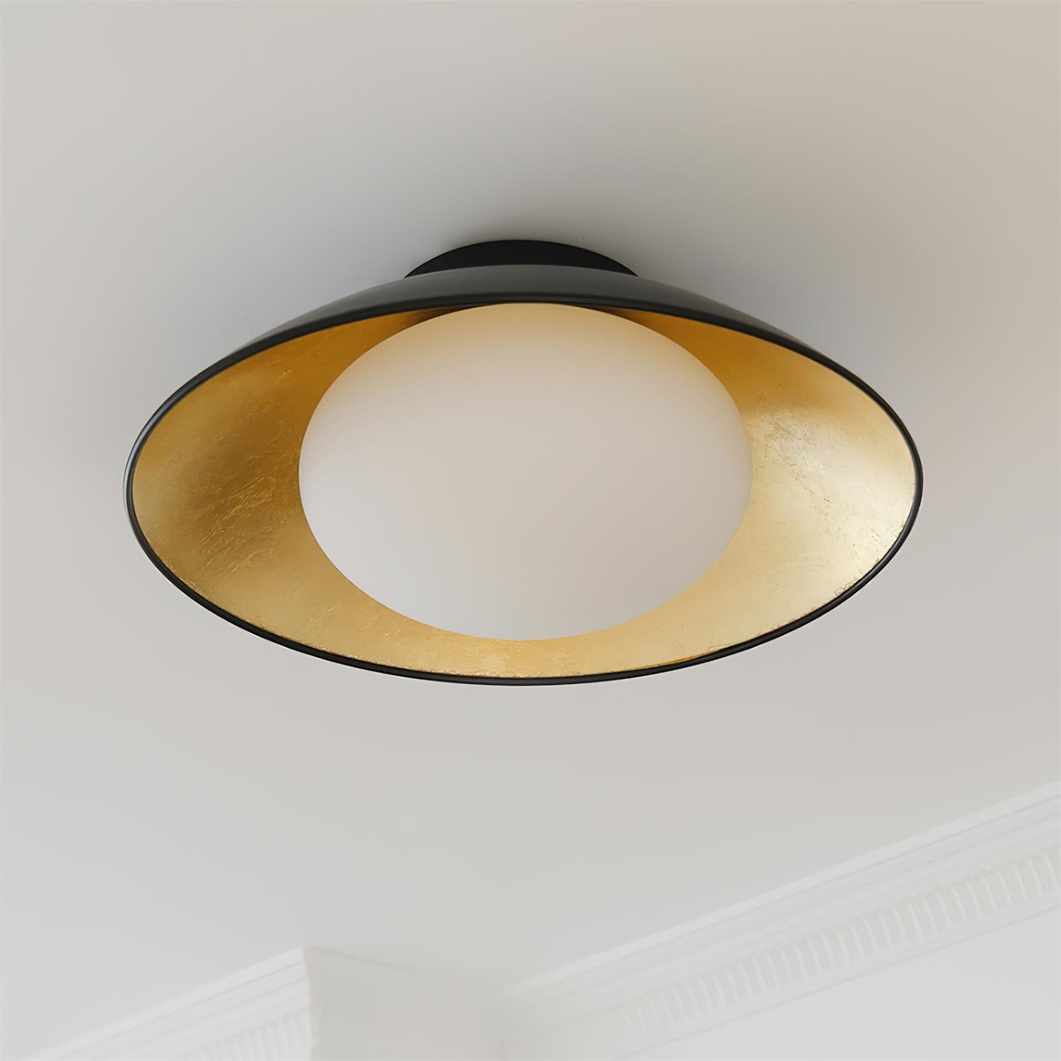 Franse Retro Vliegende Schotel Kom Plafondlamp HL713