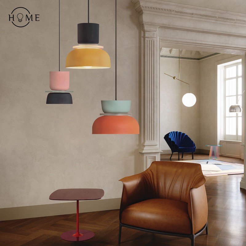 Macri Acryl Kleurrijke Komvormige Hanglamp - Moderne Levendige Hanglamp voor de Keuken