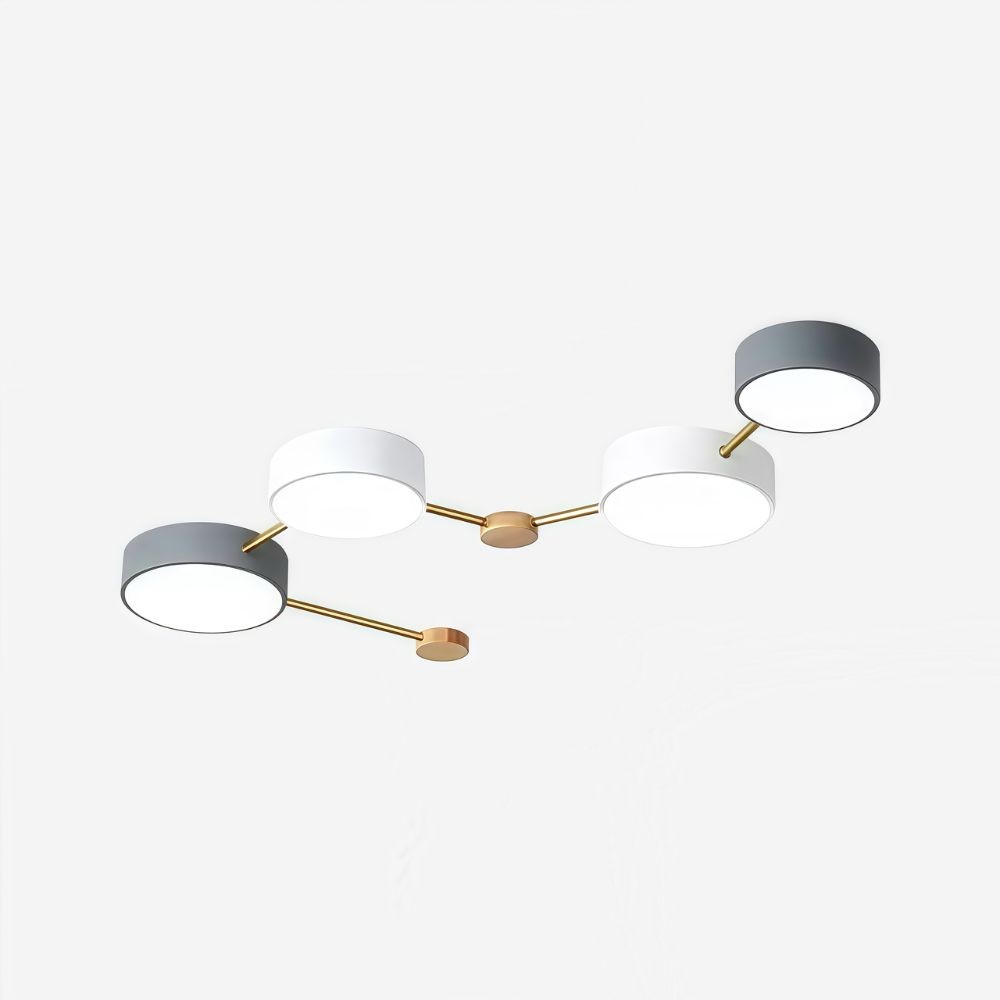 Nordic ronde LED plafondlamp - houten taklamp voor slaapkamer HL1347
