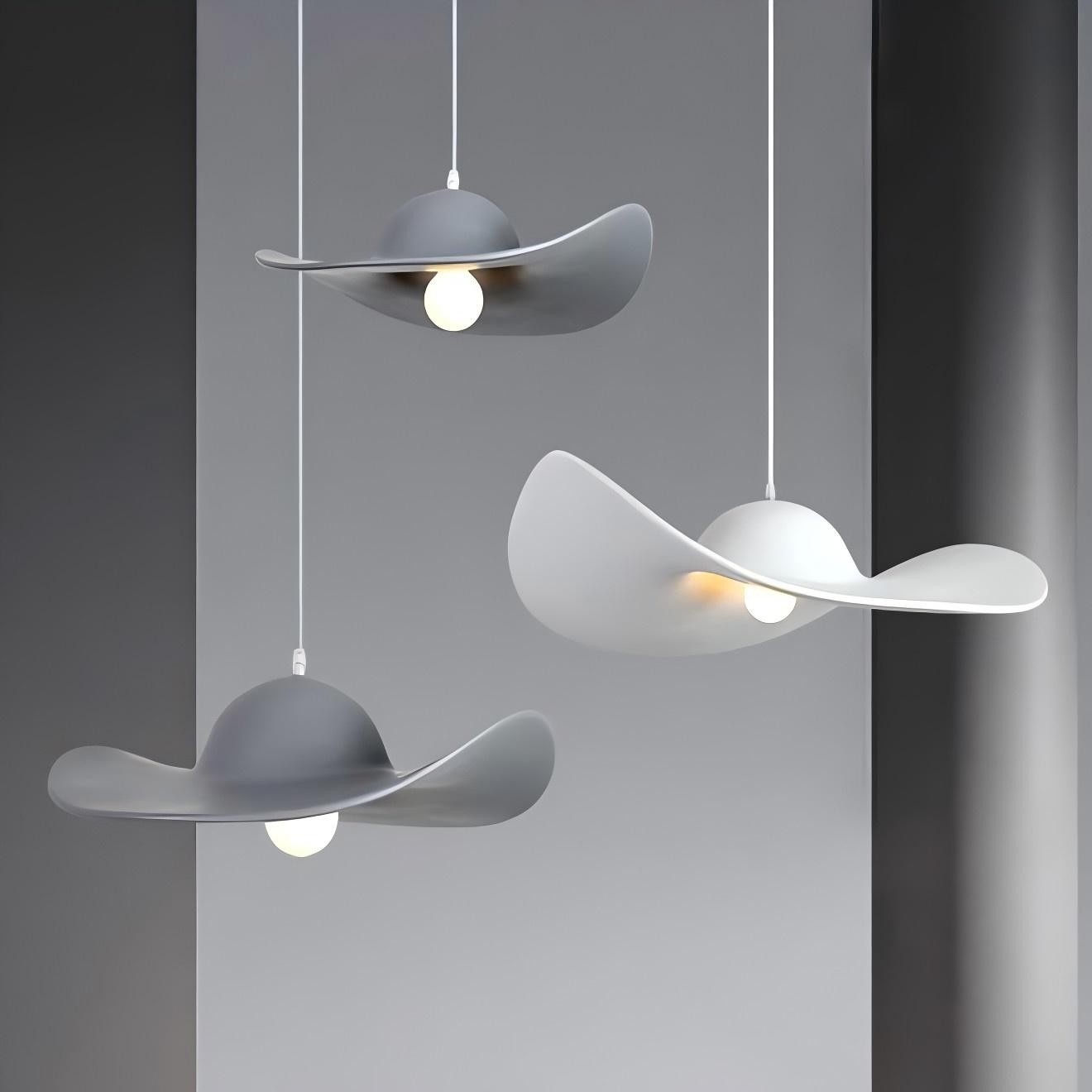 Italiaanse Hoed Vorm Hars Ontwerp Hanglamp HL310