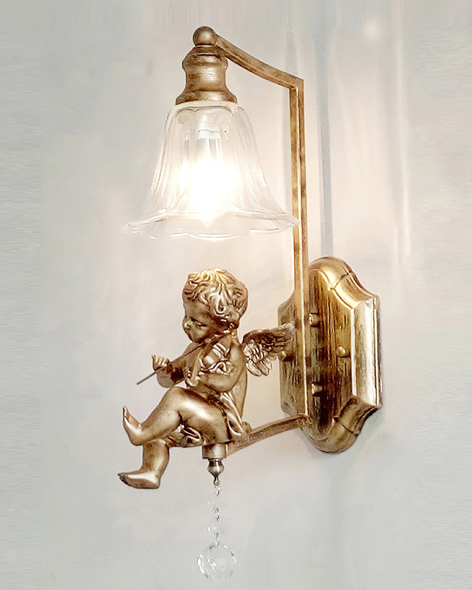 Kunstengel Wandlamp HL1133